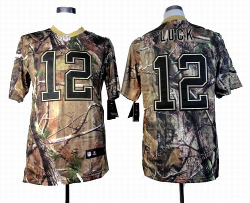 2012 Nike Indianapolis Colts 12# Andrew Luck Elite Realtree Jersey