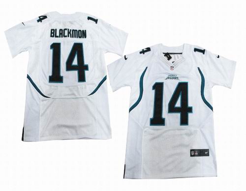 2012 Nike Jacksonville Jaguars #14 Justin Blackmon white elite Jersey