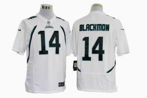 2012 Nike Jacksonville Jaguars #14 Justin Blackmon white game Jersey