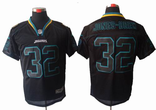 2012 Nike Jacksonville Jaguars #32 Maurice Jones-Drew Lights Out Black elite Jersey