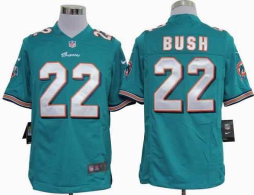 2012 Nike Miami Dolphins 22# Reggie Bush green game Jersey