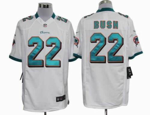 2012 Nike Miami Dolphins 22# Reggie Bush white game Jersey