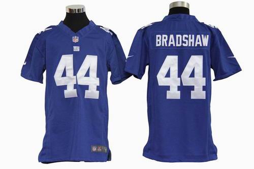 2012 Nike New York Giants #44 Ahmad Bradshaw blue game Jersey