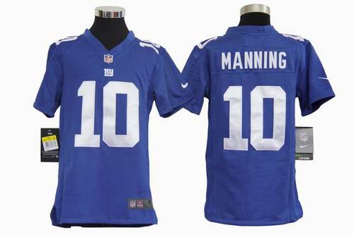 2012 Nike New York Giants 10# Eli Manning game blue Jersey