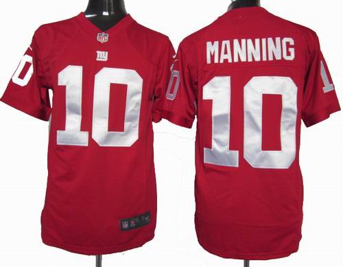 2012 Nike New York Giants 10# Eli Manning red game jerseys