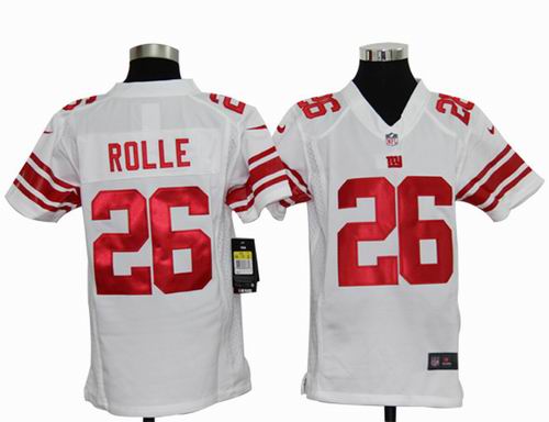 2012 Nike New York Giants 26 Antrel Rolle white game Jerseys