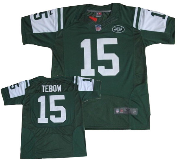 2012 Nike New York Jets #15 Tim Tebow Green Elite jerseys