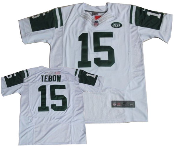 2012 Nike New York Jets #15 Tim Tebow White Elite jerseys