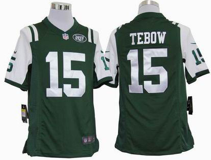 2012 Nike New York Jets #15 Tim Tebow green game jerseys