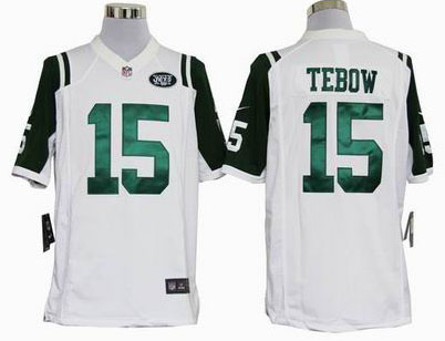 2012 Nike New York Jets #15 Tim Tebow white game jerseys