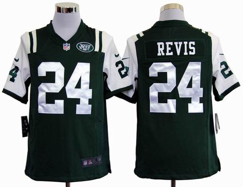 2012 Nike New York Jets #24 Darrelle Revis green game jerseys