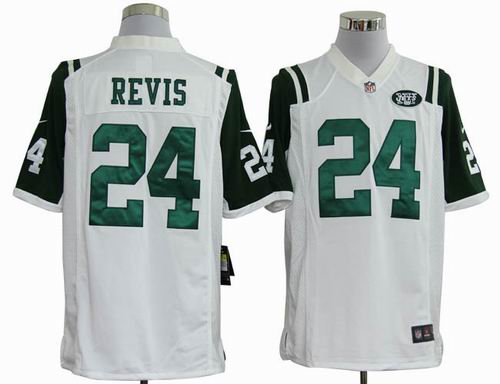 2012 Nike New York Jets #24 Darrelle Revis white game jerseys