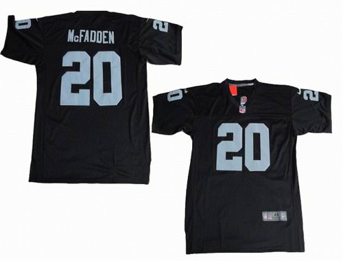 2012 Nike Okaland Raiders 20 Darren McFadden black elite Jerseys