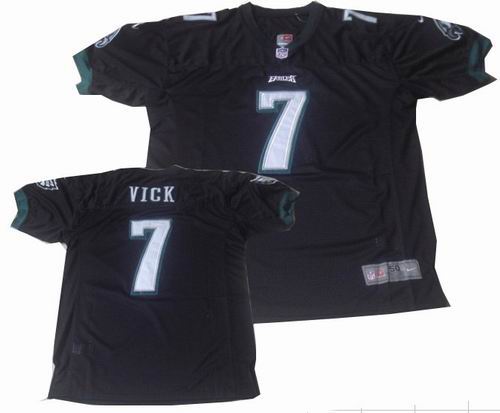 2012 Nike Philadelphia Eagles 7 Michael Vick black elite Jersey