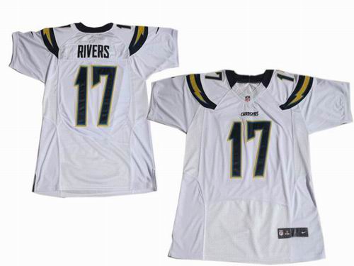 2012 Nike San Diego Chargers #17 Philip Rivers white elite jerseys