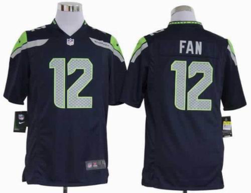 2012 Nike Seattle Seahawks 12th Fan Game team Jersey