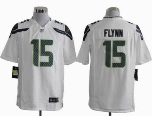 2012 Nike Seattle Seahawks 15# Matt Flynn Game white Jersey
