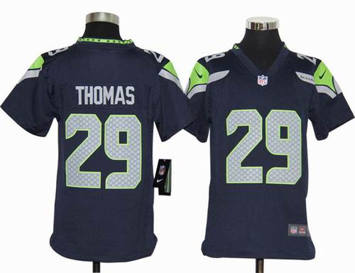 2012 Nike Seattle Seahawks 29# Earl Thomas team color Game Jersey