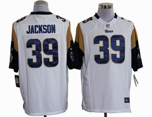 2012 Nike St. Louis Rams 39 Steven Jackson White game Jerseys