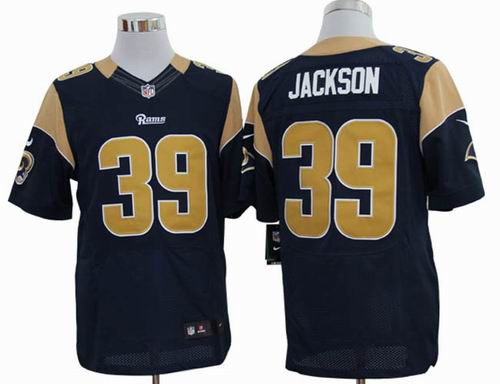 2012 Nike St. Louis Rams 39 Steven Jackson blue elite Jerseys