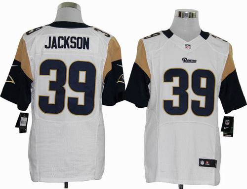 2012 Nike St. Louis Rams 39 Steven Jackson white elite Jerseys