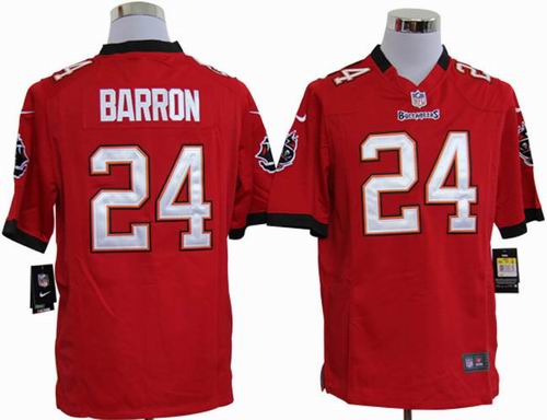 2012 Nike Tampa Bay Buccaneers #24 Mark Barron red game jerseys