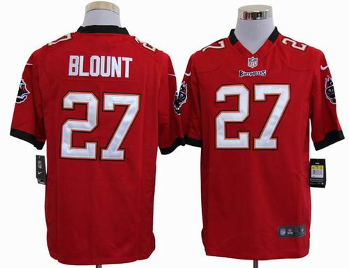2012 Nike Tampa Bay Buccaneers 27# LeGarrette Blount red game jerseys