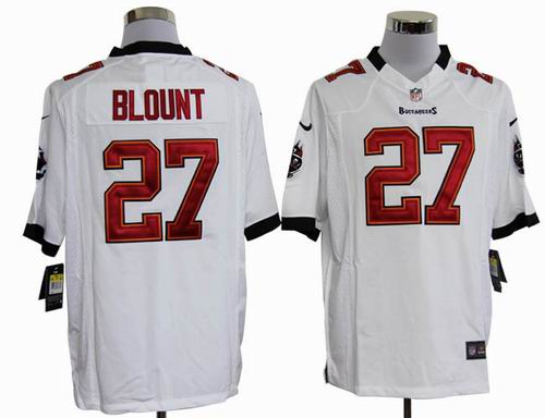 2012 Nike Tampa Bay Buccaneers 27# LeGarrette Blount white game jerseys