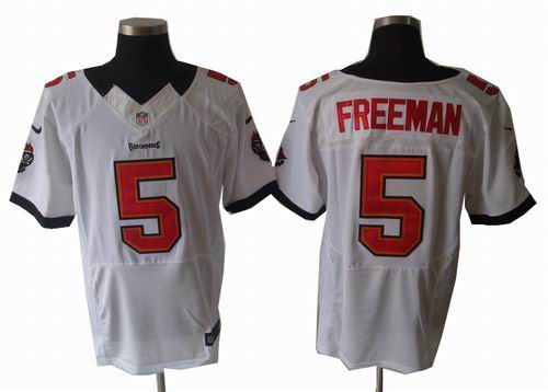 2012 Nike Tampa Bay Buccaneers 5# Josh Freeman white Elite Jersey