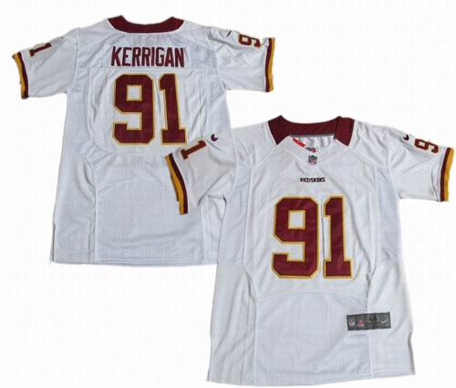 2012 Nike Washington Redskins #91 Ryan Kerrigan white Elite jerseys