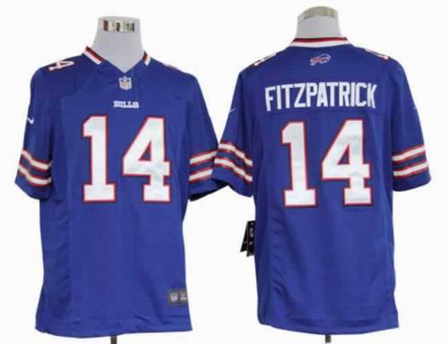 2012 Nike buffalo bills #14 fitzpatrick blue game jersey