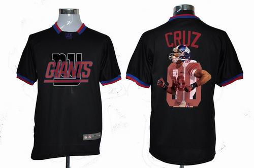 2012 Nike printed New York Giants 80# Victor Cruz Portrait Fashion Game Jersey