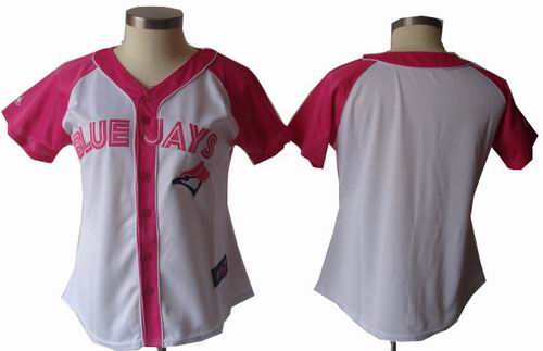 2012 Women Pink Splash Fashion Jersey by Majestic 2012 Toronto Blue Jays Blank white jersey