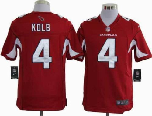 2012 nike Arizona Cardinals 4# Kevin Kolb red game Jersey