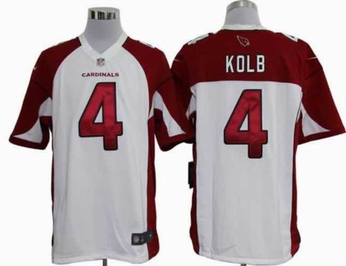 2012 nike Arizona Cardinals 4# Kevin Kolb white game Jersey