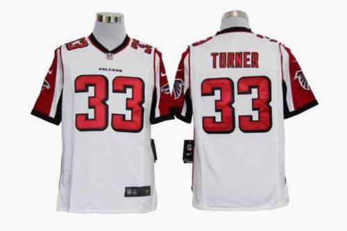 2012 nike Atlanta Falcons 33# Michael Turner White game jerseys
