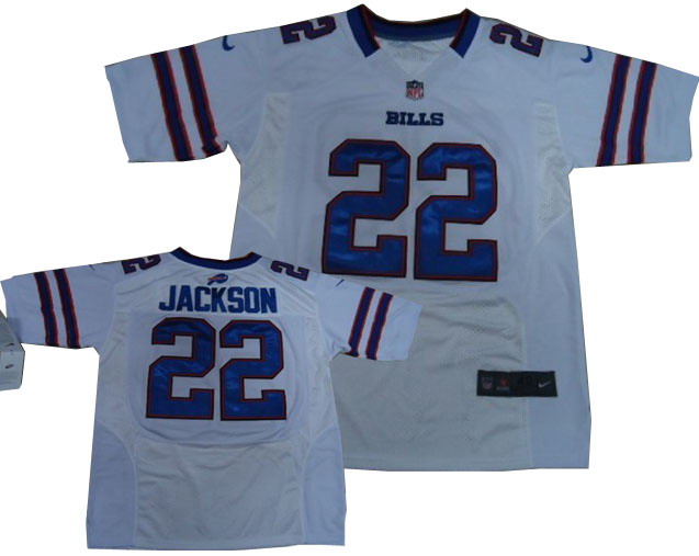 2012 nike Buffalo Bills #22 Fred Jackson white Elite jerseys