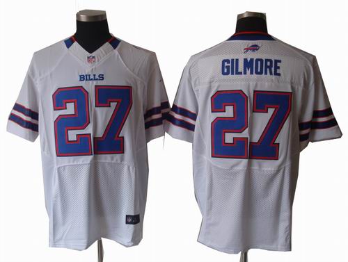 2012 nike Buffalo Bills #27 Stephen Gilmore white Elite jerseys