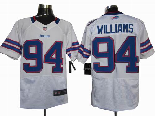 2012 nike Buffalo Bills 94 Mario Williams white Elite jerseys