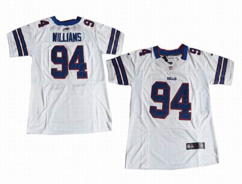 2012 nike Buffalo Bills 94 Mario Williams white Elite jerseys