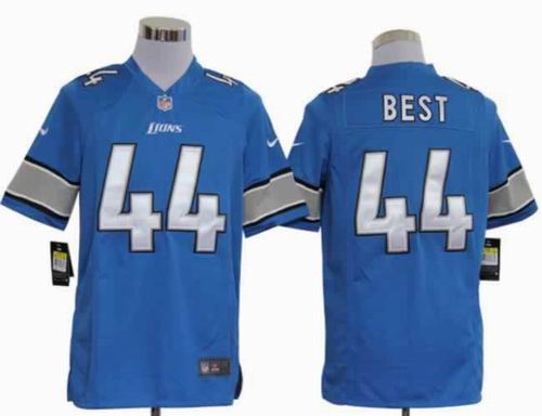 2012 nike Detroit Lions #44 Jahvid Best blue game jerseys