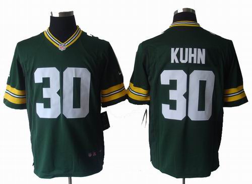 2012 nike Green Bay Packers #30 John Kuhn Green game jerseys