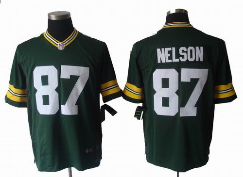 2012 nike Green Bay Packers #87 Jordy Nelson green game jerseys