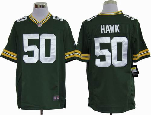 2012 nike Green Bay Packers 50# A.J.Hawk green game jerseys