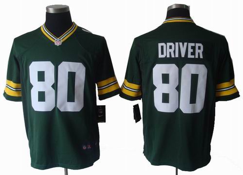 2012 nike Green Bay Packers 80# Donald Driver green game Jersey