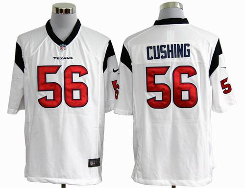 2012 nike Houston Texans #56 Brian Cushing white game Jersey