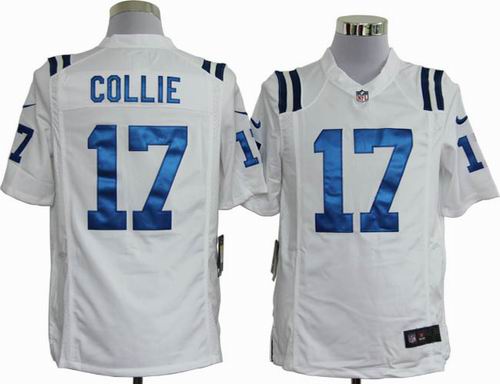 2012 nike Indianapolis Colts #17 Austin Collie game white Jersey