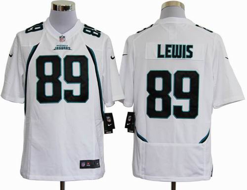 2012 nike Jacksonville Jaguars #89 Marcedes Lewis white game jerseys