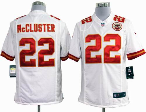 2012 nike Kansas City Chiefs #22 Dexter McCluster White game Jerseys