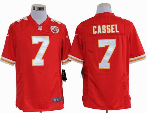2012 nike Kansas City Chiefs 7# Matt Cassel red game Jersey